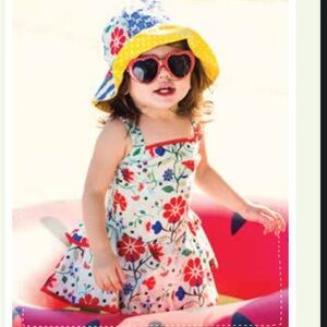 Matilda Jane Americana Bubble Baby Dress Adventure Begins cover kids sz 6-12